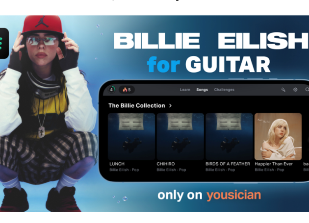 Billie Eilish Partners With Music Education Platform Yousician