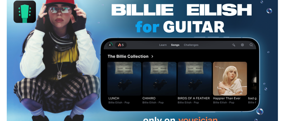 Billie Eilish Partners With Music Education Platform Yousician