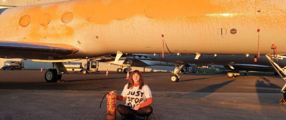 Activists Vandalize Private Jets At UK Airport, Set Sights On Taylor Swift’s Private Jet