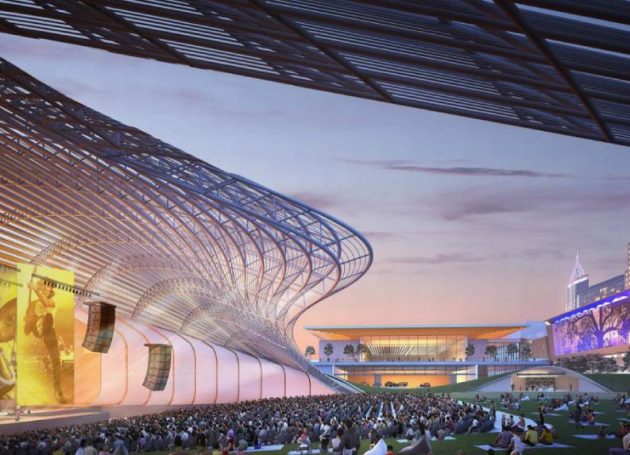 Raleigh's Red Hat Amphitheater Set To Be Relocated As Part Of Convention Center Expansion