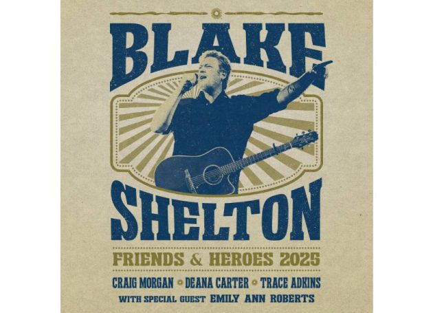 Blake Shelton Announces 'Friends & Heroes Tour 2025' With Craig Morgan, Trace Adkins And More