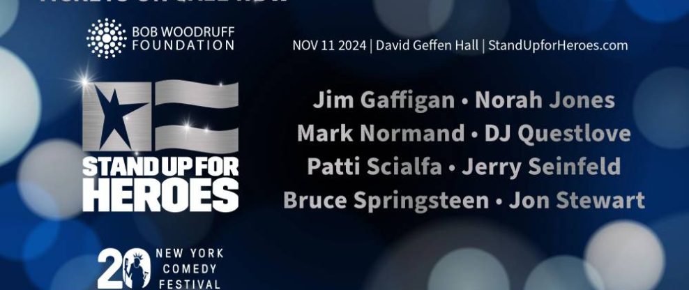 18th Annual Stand Up For Heroes Returns To New York For 2024